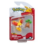 Pokémon Battle Figure - Fennekin and Bonsly
