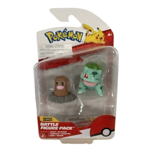 Pokémon Battle Figure - Diglett and Bulbasaur