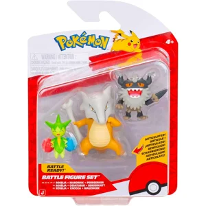 Pokémon Battle Figure Set - Roselia, Marowak and Perrserker