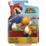 Super Mario 4 Inch Action Figure - Orange Yoshi with Egg