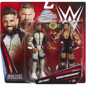 Jey Uso vs Bron Breaker Main Event Showdown - WWE Action Figures