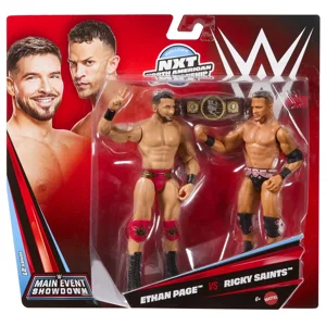 Ethan Page vs Ricky Saints Main Event Showdown - WWE Action Figures