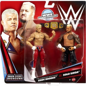 Cody Rhodes Vs Solo Sikoa Main Event Showdown - WWE Action Figures