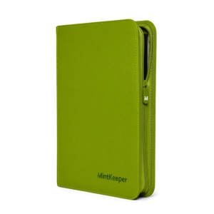 MintKeeper 9 Pocket Premium Zip Trading Card Binder - Lime Green