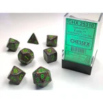 Chessex - Speckled Polyhedral 7 Dice Set - Earth
