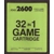32 in 1 Game Cartridge - Used - Atari 32 in 1 Game Cartridge - Used - Atari