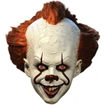 Trick or Treat Studios Deluxe Pennywise It The Clown Mask with Hair