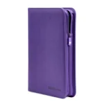 MintKeeper 9 Pocket Premium Toploader Zip Trading Card Binder - Purple