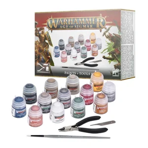 Warhammer Age of Sigmar: Paints + Tools Set