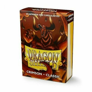 Dragon Shield - Classic Japanese Size Sleeves 60pk - Crimson