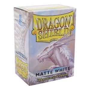 Dragon Shield - Matte Standard Size Sleeves 100pk - White