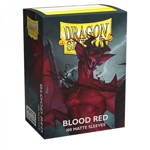 Dragon Shield - Matte Standard Size Sleeves 100pk - Blood Red