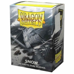 Dragon Shield - Matte Dual Standard Size Sleeves 100pk - Snow