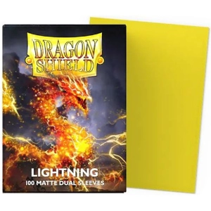 Dragon Shield - Matte Dual Standard Size Sleeves 100pk - Lightning