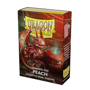 Dragon Shield - Classic Japanese Size Sleeves 60pk - Peach