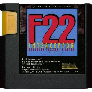 F22 Interceptor - Used - Sega Mega Drive