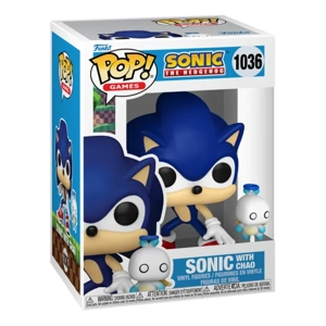 Sonic the Hedgehog POP! Games Vinyl Figure Sonic With Hero Chao