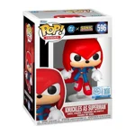 DC x Sonic the Hedgehog POP! Heroes Vinyl Figure Knuckles as Superman 9 cm