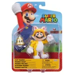 Super Mario 4 Inch Action Figure - Cat TMario