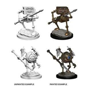 D&D Unpainted Miniatures: Monodrone & Duodrone