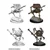 D&D Unpainted Miniatures: Monodrone & Duodrone