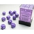 Chessex - Opaque 12mm D6 Dice Block - Purple w/W..