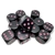 Chessex - Opaque 16mm D6 Dice Block - Black/Pink