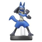 Nintendo Amiibo Super Smash Bros Collection Lucario Figure - Used