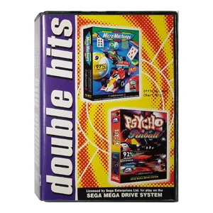 Micro Machines and Psycho Pinball Double Hits - Used - Sega Mega Drive