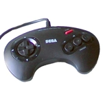 Official Sega Mega Drive 3 Button Control Pad - Used