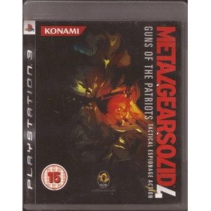 Metal Gear Solid 4 Guns of the Patriots - Used - Playstation 3