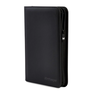MintKeeper 9 Pocket Premium Toploader Zip Trading Card Binder - Black