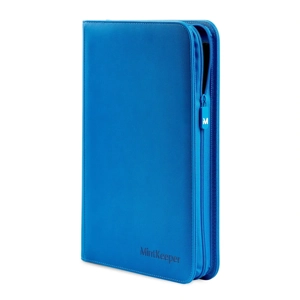 MintKeeper 9 Pocket Premium Zip Trading Card Binder - Blue