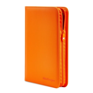 MintKeeper 9 Pocket Premium Zip Trading Card Binder - Orange
