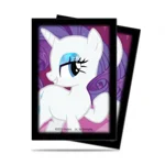 My Little Pony Rarity Dash Deck Protectors - 65 SLEEVES PER PACK