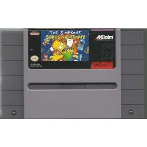The Simpsons Barts Nightmare - Used - SNES