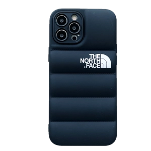 The North Face Puffer Jacket Style Iphone Case Black