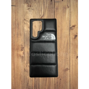 The North Face Puffer Jacket Style Samsung S22 Ultra Case Black