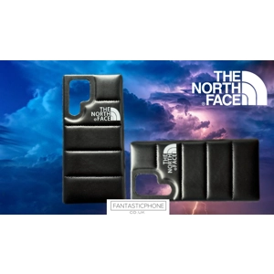 The North Face Puffer Jacket Style Samsung S22 Ultra Case Black