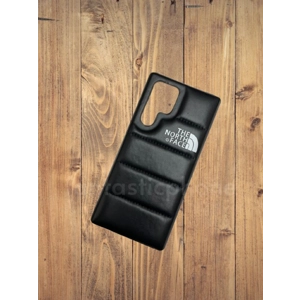 The North Face Puffer Jacket Style Samsung S22 Ultra Case Black