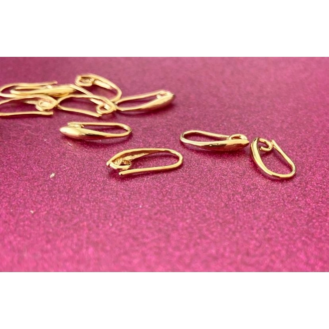 Additional Image for EARRING COMPONENTS 2 PAIR GOLD