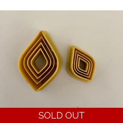 moroccan diamond shaped cutter set of 3