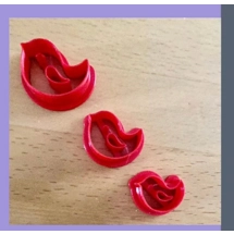 BIRDY CUTTERS SET OF 3