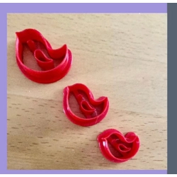 BIRDY CUTTERS SET OF 3
