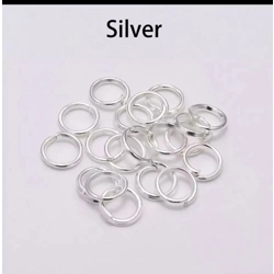 SILVER JUMP RINGS 30PC