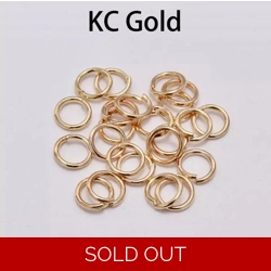 KC GOLD JUMP RINGS 30PC