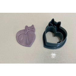 CAT HEART CUTTERS SET OF 5