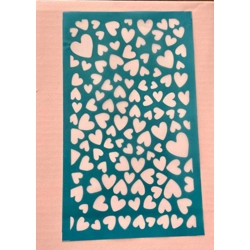 SILK SCREEN LOTS OF HEARTS