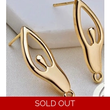 BALLET GIRL STUDS PAIR