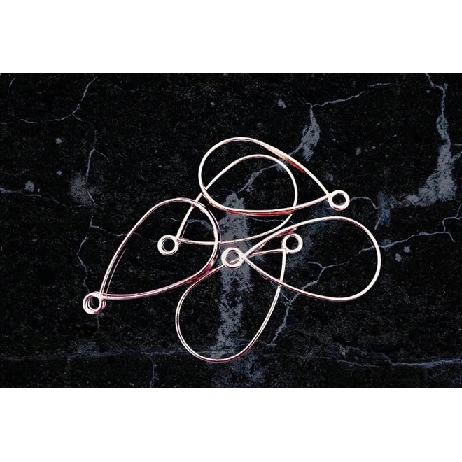 Additional Image for TEAR SHAPE OPEN BEZEL PENDANT